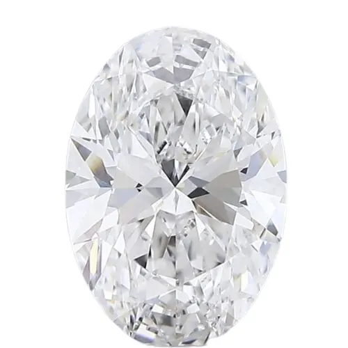 Produttore di diamanti coltivati in laboratorio con taglio ovale dall'india a prezzo all'ingrosso gioielli ovali CVD con diamanti da 1,53 ct per regalo da donna con GRA