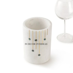 Chapado en oro de alta calidad, Metal de calidad lujosa, enfriador de vino de diseñador elegante único y enfriador, suministros de accesorios para Bar - Product Image 3