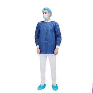 Robe médicale unisexe en toile de coton pour médecin, infirmière, salle d'opération, hôpital, uniforme de patient - Product Image 2