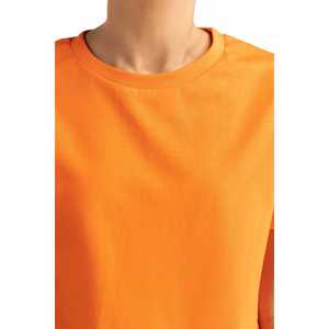 Camiseta de Punto 100% Algodón Naranja Modelo 231-213-004 a - Product Image 2