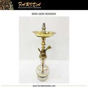 Lujo egipcio Farida Mini Gem Hookahs Latón de alta calidad Narguile Fumar Shisha Pipas con el mejor diseño de laca - Product Image 6