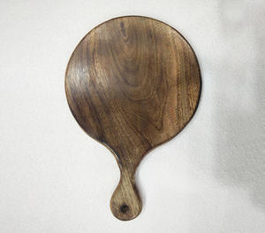 Tabla de cortar de madera de mango cortada a mano/decoración artesanal - Product Image 4