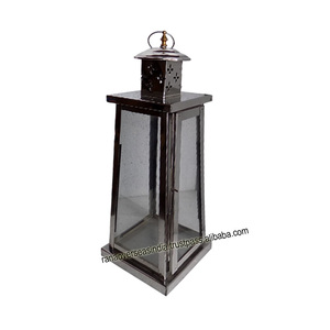 Nouveauté : Lanternes suspendues carrées en acier et verre, écologiques, faites à la main, design tendance, décoratives pour Noël, pour bougies - Product Image 4