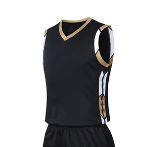 Vente en gros d'uniformes de basket-ball unisexes pour hommes, vêtements d'équipe sans manches à séchage rapide, vêtements de sport, entraînement avec logo personnalisé pour adultes - Product Image 6