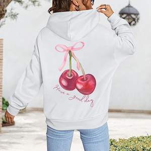Fabricación de Bangladesh, Jersey transpirable de secado rápido de invierno con estampado de cuello inclinado de manga larga de algodón 100% para mujer - Product Image 2