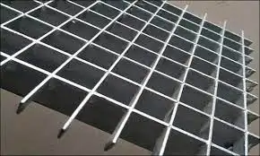 Welded Heavy Duty Compound Trench Cover Press Locked Rebar Steel Grating