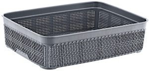 AFOSSA Durable PP Plastic Multi-Purpose Basket No. 2 2.5L Home Kitchen Bathroom Storage From <b>Turkey</b> Organizing 0.66 Gal - Product Image 4