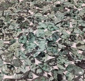 500กรัมล็อตกึ่งมีค่ามรกตพลอย-ขายส่งมรกตอัญมณีหลวม Cabochon-มรกตเครื่องประดับเงินหลวม - Product Image 1