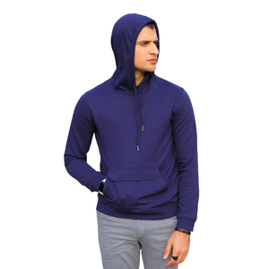Sudadera con capucha de gran tamaño personalizada para hombre, jersey de estilo callejero bordado para gimnasio al aire libre, 100% algodón, con capucha básica de moda - Product Image 1
