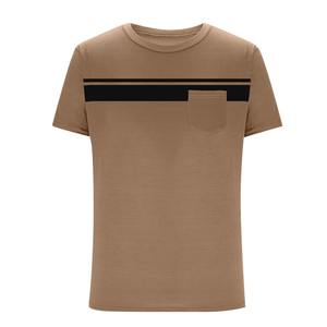 Vêtements de sport décontractés pour hommes Fitness Gym Wear T-shirt uni Chemise de sport ajustée en bambou T-shirt personnalisé pour hommes - Product Image 4