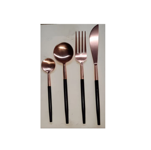 Couverts en laiton couverts cuillère ensemble de couverts avec miroir articles de vaisselle polonais et meilleure qualité 4 pièces - Product Image 3