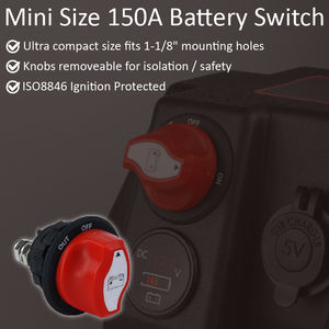 Commutateur de bateau de batterie 32V mini interrupteur de batterie de voiture 150A - Product Image 2