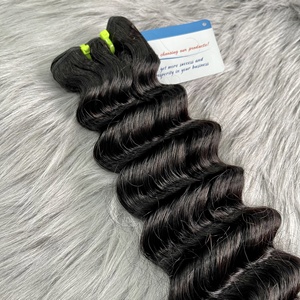 Extensiones de cabello de trama de onda profunda de vapor de tendencia caliente 100% cabello humano vietnamita sin procesar de la mejor calidad - Product Image 1