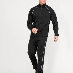 Ensemble sweat-shirt à capuche et pantalon large à jambes évasées en coton à fermeture éclair, surdimensionné, délavé à l'acide, avec logo personnalisé, unisexe - Product Image 3