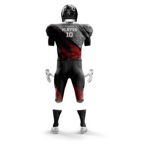 ชุดเครื่องแบบฟุตบอลอเมริกันแบบปรับแต่งได้ชุดเสื้อแขนสั้นระบายอากาศได้ดี - Product Image 3