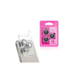 Protecteur d'objectif téléobjectif zoom gris titane premium ATA CL-06 pour Apple iPhone 16 Pro Max avec fonctions de mise au point principal et téléobjectif - Product Image 1