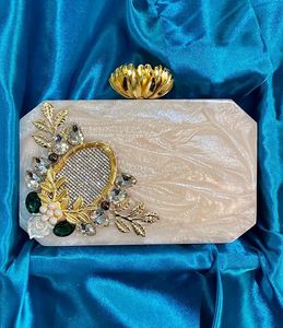 Bolso de mano de resina de lujo hecho a mano, respetuoso con el medio ambiente, diseño personalizable de alta calidad al mejor precio - Product Image 2