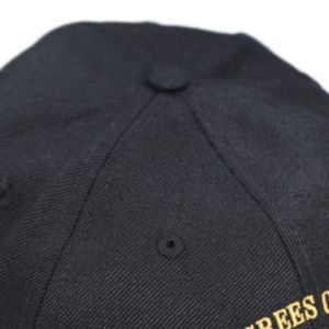 Mason Cap negro 20% lana 80% acrílico Unisex ajustable sombrero bordado Logo parte delantera trasera ropa griega Casual Streetwear lavado a mano - Product Image 5