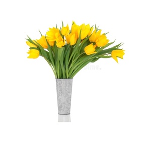 Florero decorativo Color Latón pulido Metal Acabado antiguo Florero para sala de estar y decoración de interiores - Product Image 6