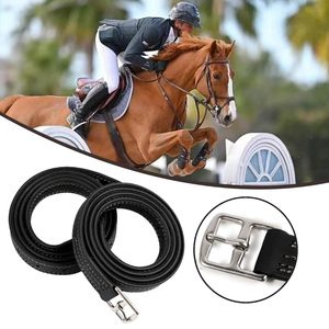 Cuero de Estribo Color Saddle Tan de Alta Calidad con Cadena de Cristal Transparente y Hebilla de Acero Inoxidable para Montar a Caballo, Se Acepta OEM - Product Image 5