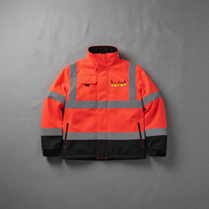 เสื้อแจ็คเก็ตนิรภัยแบบสะท้อนแสง LED กันน้ำ ระดับ ANSI Class 2 สำหรับงานกลางแจ้ง มีหลายกระเป๋า รับผลิตแบบ OEM/ODM ขายส่ง - Product Image 4