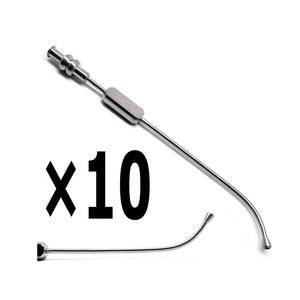 Nouvelle canule dentaire manuelle en acier inoxydable Frazier, tube d'aspiration 4 mm 6 pouces, instrument chirurgical pour implant sinus - Product Image 2