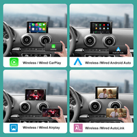 Kabelloses CarPlay Android Auto Nachrüstkit Interface für Audi MMI 2G 3G MIB MIB2 Lenkradsteuerung AirPlay