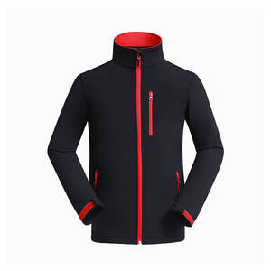 Chaqueta de conchas suaves personalizada para hombre, ropa deportiva al aire libre para correr, impermeable, con cremallera, para invierno, OEM, venta al por mayor - Product Image 3