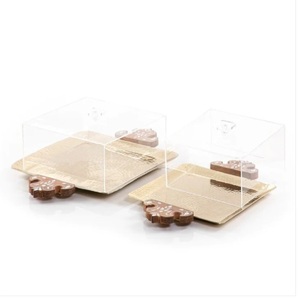 Vente chaude Chocolat Plateau Eid Décoration Marbre Taille Personnalisée À La Main Designer Fantaisie Dates Plateau De Service - Product Image 4