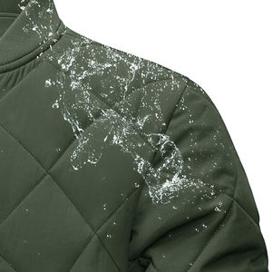 Vestes matelassées OEM de haute qualité pour hommes Vestes matelassées à fermeture éclair complète Vestes matelassées grande taille pour hommes - Product Image 3