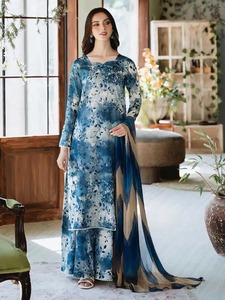 Meilleure vente de luxe de haute qualité indien pakistanais ethnique 100% pure robe de pelouse pour les femmes décontracté Salwar Kameez au prix - Product Image 6