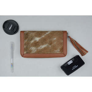 LAXURA <b>Small</b> Genuine Cowhide <b>Wallet</b> RFID Anti-Theft Card Holder Zipper Closure Soft <b>Leather</b> Long Short Options Customizable Logo - Product Image 2