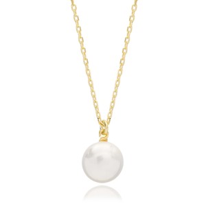 Collier avec pendentif en perle, design élégant, fait main, vente en gros turque, bijoux en argent sterling 925 - Product Image 1