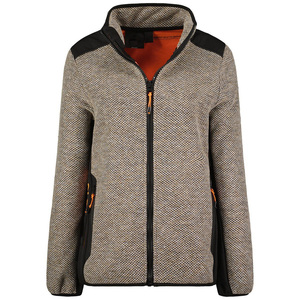 แจ็กเก็ตขนแกะขั้วโลกแบบซิปสำหรับผู้หญิงเสื้อแจ็คเก็ตแบบมีซิปมีกระเป๋าให้ความอบอุ่นทนทานสำหรับฤดูหนาวปรับแต่งโลโก้ได้ตามต้องการ - Product Image 1