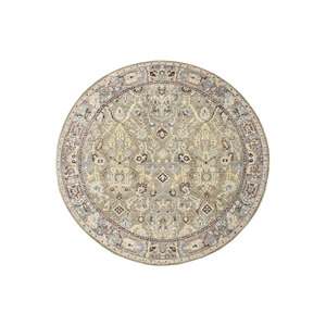 Alfombra de lana afgana anudada a mano Someplace in Time JAipur Rugs EU Green con diseño de medallón para uso doméstico-EA-3009 - Product Image 1