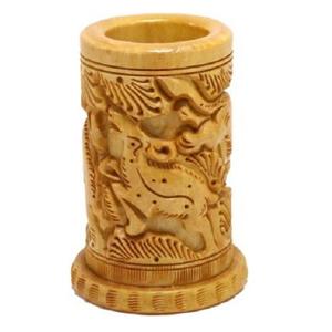 Home Or Office <b>Desk</b> Table Embossed Design <b>Pen</b> Storage <b>Holder</b> Stand Hot Selling Daily Usage Wooden <b>Pen</b> Pencil <b>Holder</b> - Product Image 1