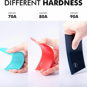 Paletta portatile in Silicone a forma di V, impugnatura antiscivolo, raschietto sostituibile e riutilizzabile - Product Image 2