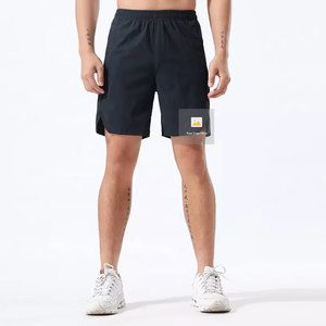 Pantalones cortos deportivos al por mayor para hombre, pantalones cortos suaves de algodón y poliéster personalizados a la moda para hombre, pantalones cortos transpirables informales de verano - Product Image 3