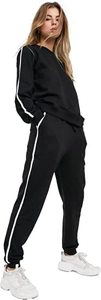 Diseño de logotipo personalizado OEM impreso bordado chándales para mujer negro XL Casual gimnasio ropa deportiva con media manga temporada de invierno - Product Image 4