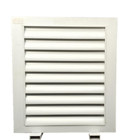 Volets muraux horizontaux en aluminium sur mesure pour fenêtres et portes, décoration extérieure