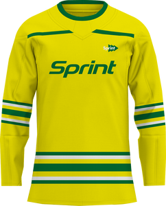 Ensemble de maillots de hockey sur glace adultes en polyester réversible sur mesure porter avec nom d'équipe imprimé pour adultes - Product Image 2