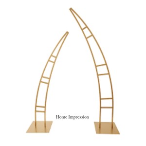 Diseñador de arte creativo moderno, aspecto atractivo, chapado en Color dorado, soporte Harlow de alta calidad estándar, suministros de decoración de boda - Product Image 4