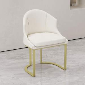 Modern Design Ergonomic Iron <b>Dining</b> <b>Chairs</b> Removable Backrest Non-Foldable Kitchen Furniture <b>for</b> Home Use <b>for</b> Executive Leisure - Product Image 4