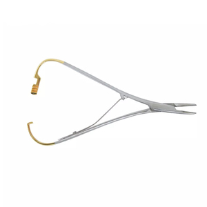 Porte-aiguilles Mathieu de qualité supérieure avec logo personnalisé, en carbure de tungstène avec revêtement en or, instrument chirurgical - Product Image 5