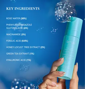 Bruma Facial Hydra Glow con FPS 30+ PA+++ Hidratación Profunda de 24 Horas Protección UV Refrescante Potenciador de Luminosidad OEM Venta al por Mayor a Granel - Product Image 2