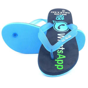 Men's <b>Flip</b> <b>Flops</b> <b>Slippers</b> Hi-Walk - Navy Blue - Product Image 2