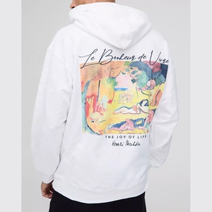 เสื้อฮู้ดโอเวอร์ไซส์สำหรับผู้ชายเสื้อกันหนาวมีฮู้ดสำหรับผู้ชายเสื้อฮู้ดลำลองทรงโอเวอร์ไซส์ของ2025 - Product Image 4