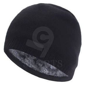 Vente directe d'usine bas quantité minimale de commande 100% laine Jacquard Beanie chapeaux marque privée prix bon marché pour la vente en ligne - Product Image 1