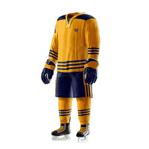 Uniforme de hockey sobre hielo para hombres de alta calidad profesional para entrenamiento Diseño personalizado y nombre del equipo-Opción OEM disponible - Product Image 6