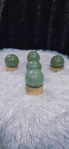 Sphères en pierre d'aventurine verte, pierre de guérison, boule de cristal, sphère de guérison Reiki, taille 50-55 mm - Product Image 5